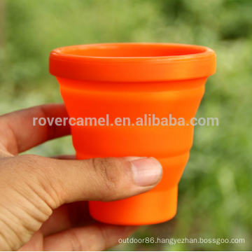 Fire Maple FMP-319 Orange Outdoor Camping Travel Portable folding water cup Folding Silicon Mug